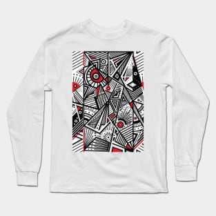 Geometric mess Long Sleeve T-Shirt